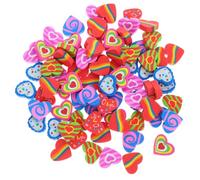 Hemobllo 70 pièces Gommes Forme de Cœur Colorées pour École Lot de Couleurs Gomme Adorable pour Rentrée Scolaire et Décoration Bureau