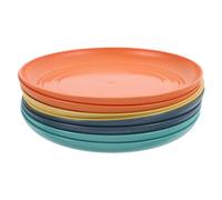 Hemobllo 8 Pièces Assiette de Service Vintage Simple en Plastique | Biscuits et Aliments, Look Élégant et Chic, Résistante aux Chocs, Repas Familiaux, Pique-niques, Fête