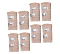 Hemobllo 8 pièces Bandages Élastiques Compressifs Soutien Respirant Polyvalent pour Genoux Poignets et Chevilles Ajustables pour Prévention des Blessures Sportives