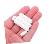 Hemobllo 8 pièces Barres Magnétiques Ptfe Blanches Petites et Durables pour Mélange Rapide Laboratoire Surface Antiadhésive Facile à Nettoyer Usage Sécurisé Milieu Expérimental