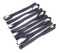 Hemobllo 8 pièces Boucles Flexibles Sangles Arrimage pour Voiture Noir Bandes de Fixation Souples pour Moto Atv Résistantes et Faciles à Utiliser