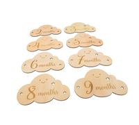 Hemobllo 8 pièces Cartes de Milestone pour Disques Annonce Né Accessoires Photo Adorables pour Suivre la Mensuelle