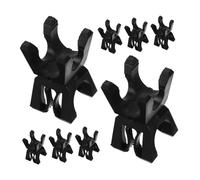 Hemobllo 8 Pièces Clips pour Poteaux d'exercice Résistants Aux Intempéries Fixation Rotative pour Supports de Signalisation Accessoires de Football Polyvalents pour Entraînement Sportif