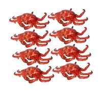 Hemobllo 8 Pièces Crab Balloons Set King Crab Aluminum Foil Party Decorations For Birthday And Animal Events Tear-resistant Inflatable Balloons For Easy Setup