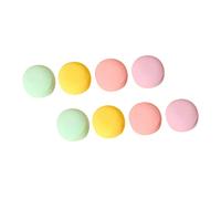 Hemobllo 8 pièces Lot de Éponges de Maquillage Macaron et Polyvalentes pour et Crème Applicateurs Cosmétiques pour Filles Utilisation Humide et Sèche Rendu Naturel Couleur Aléatoire