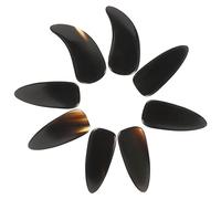 Hemobllo 8 pièces Natural Horn Guzheng Finger Picks Ergonomic Plectrum For Adults Professional Performance Lightweight Fingertip Protection For Beginners And Guitarists