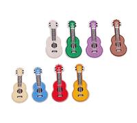 Hemobllo 8 pièces Patch Autocollant Guitare Brodé Appliques Décoratives pour Vêtements et Sacs Accessoires Maison Set Autocollant Textile Pratique et Durable