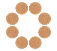 Hemobllo 8 Pièces Petits Bouchons de Vin Coniques, Bouchons en Liège et Bois, pour Bouteille de Boisson et Bouteille de Vin, Finition Lisse, Préservation du Goût Pur, Remplacement Facile,