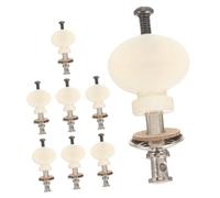 Hemobllo 8 Pièces Ukulele Tuners avec Poignées Rondes Ergonomiques Chevilles de Remplacement Universelles pour Modèles Soprano et Folk Accessoires et Confortables pour Cordes