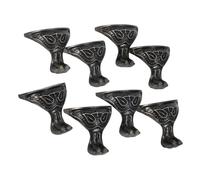 Hemobllo 8 Pièces Vintage Style Zinc Alloy Furniture Legs and Corner Protectors for Jewelry Boxes Craft Projects and Small Storage Cases Retro Beast Face Design Antique Bronze Finish