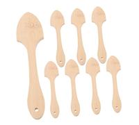 Hemobllo 8pcs Poignées de Ventilateur en Bois de Style Chinois Antique, Bâtonnets Légers et Faciles à Transporter pour Loisirs Créatifs et Fabrication D'éventails