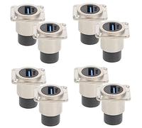 Hemobllo 8pièces Prise USB à Montage Panneau Connecteur USB à Passage Direct Installation Facile Design Anti-UV Et Anti-vieillissement Couvercle De Inclus