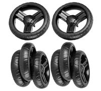 Hemobllo 8pièces Roue de Poussette Roulettes à Visser Eva Accessoires pour Poussette Roue de Rechange pour Chariot Roulette de Chariot Fixe