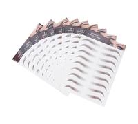 Hemobllo 9 feuilles Autocollants de Sourcils Temporaires Lot de Transferts Étanches pour Sourcils Naturels Look Hair Like Facile à Appliquer Sans
