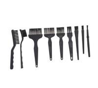 Hemobllo 9 pièces Brosse Anti-statique pour Nettoyage Informatique Kit Multifonction pour Clavier Ordinateurs Portables et Composants Électroniques Poignée Confortable et Compacte