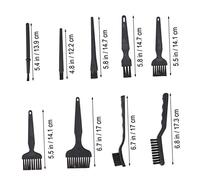 Hemobllo 9 pièces Brosse de Nettoyage Clavier Antistatique Brosse Dépoussiérante Portable pour Ordinateur et Équipement Électronique et Durable Facile à Nettoyer