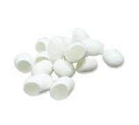 Hemobllo 90 pièces Boules Naturelles Enveloppes de pour Nettoyage Visage Exfoliant Doux Anti-points Noirs Soin Peau Blanchissant et Adoucissant