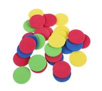 Hemobllo 90 pièces Disque Mousse Volant pour Garçon Fille et Animaux Extérieur et Doux pour Anniversaire et Cadeau de Noël Lanceur Portable Mousse Colorée