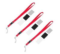 Hemobllo 9pièces Cartes Équilibre Blanc Noir avec Lanière Accessoire Photographique pour DSLR Et Vidéo Calibration Précise des Expositions