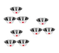 Hemobllo 9pièces Tasses à Huile Inoxydable Récipients Universels Pour Collecte De Graisse De Hotte De Cuisine