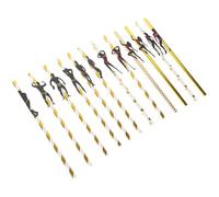 Hemobllo à Boire Décoratives Adaptées aux Boissons Froides Décor Festif Lot de 12 en Pulpe et Carton pour Enterrement de Vie de Jeune Femme pour Fête Bachelorette