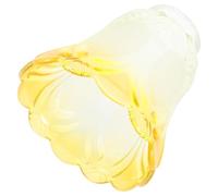 Hemobllo Abat-jour en Verre de Remplacement Jaune, Cache-ampoule Simple et Délicat, Stable et Solide, Facile à Installer pour Lampe de Plafond