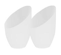 Hemobllo Abat-Jour Incliné Forme Fer À Cheval 13.00X8.50X8.50Cm Abat-Jour Léger Blanc Accessoire Pour Lampe Sur Pied Et Suspension Décoration Intérieure Chauffante