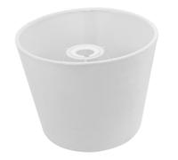 Hemobllo Abat Jour Tissu Blanc avec Doublure Velours Abat Jour Lampe Pied Protection Yeux Structure et Résistante Facile à Installer pour Lampe de Bureau et Lampadaire