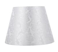 Hemobllo Abat Jour Tissu Jacquard Brodé Floral Pourmpe de Bureau Élégant Couvre Lampe Décoratif Compatible pour Décoration Intérieure et Atmosphère Artistique