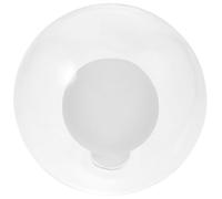 Hemobllo Abat-jour Verre Transparent Pour Plafonnier Globe Lumineux Créatif Et Élégant Pour Cuisine Salon Et Chambre à Coucher