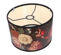 Hemobllo Abat Jour Vintage avec Motif Floral Abat Jour Décoratif pour Chambre Adulte Éclairage Doux et Éblouissement Suspension Rétro pour Salon et Décoration Intérieure