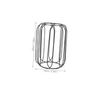 Hemobllo Abat Jour Vintage pour Ampoule Edison Cage Électrolytique Compatible Lampes de Plafond Pied Table pour Cuisine Chambre et Bar