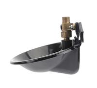 Hemobllo Abreuvoir Automatique pour Moutons Bol et Alimentation Stable pour Agricole Distribution Durable pour Bovins et Chèvres Outil Pratique pour Ferme Noir