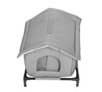 Hemobllo Abri Imperméable pour Chats Errants Petit Gris Niche Isolante et Fermée Doublure Thermique Tente Extérieure Résistante aux Intempéries Hiver Refuge Sécurisé et Portable pour