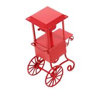 Hemobllo Accessoire Mini Machine à Pop-Corn pour Maison de Poupée Chariot à Collations Simulation Scène Cinéma Décoration Gâteau Jouet Éducatif