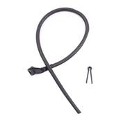 Hemobllo Accessoires pour Arc à Poulies 2Pcs Support de Cordon pour Poulie Composite Noir en ABS Portable pour Tir à l'arc en Extérieur