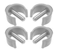 Hemobllo Accessoires Pour Béquilles 4 Pièces Verrous De Goupille En Forme De C En ABS Et Acier Pour Pièces De Rechange De Bâtons De Randonnée