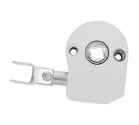 Hemobllo Accessoires pour Store Banne Extérieur, Pinces en Alliage d'Aluminium Blanc pour Bâche d'Auvent, Pièces Détachées pour Auvents de Terrasse et Camping-Cars