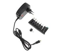 Hemobllo Adaptateur Alimentation DC Multi-Tension avec Fiches Femelles Compatible Électronique Domestique Chargeur Stable pour Appareils Tactiles Caméras et Haut-parleurs