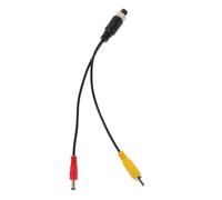 Hemobllo Adaptateur Connecteur Caméra Recul Voiture avec Câble Extension Broches Femelle Convertisseur Aviation vers Connecteur Vidéo DC Compatible Navigation et Vidéo Surveillance