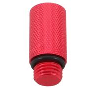 Hemobllo Adaptateur de Détendeur de Plongée en Aluminium Rouge Bouchon Haute Pression 7/16-20 à Serrage Manuel Accessoire Étanche pour Équipement de Plongée Compatible Flexible de
