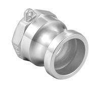 Hemobllo Adaptateur de Tuyau INOX Raccord Cannelé Rapide Camlock pour Systèmes Industriels avec Connecteur Emboîtement Robuste