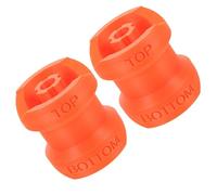 Hemobllo Adaptateur Entonnoir Plastique Orange 2pcs pour Transfert Précis et Réutilisable de Liquide Flacon 4 Cm pour Usage Domestique Bouteille Savonnette