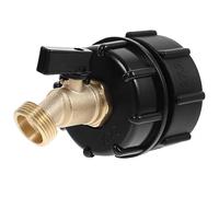 Hemobllo Adaptateur IBC pour Robinet de Cuve avec Raccord de Connecteur de de Jardin et Accessoire de Tuyau pour Réservoirs Eau