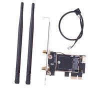 Hemobllo Adaptateur Pcie WiFi Ultra-Basse Latence pour Ordinateur Carte Extension Réseau pour Pc Portable avec Sécurité Renforcée Et Dissipation De Chaleur