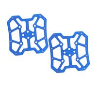 Hemobllo Adaptateur Pédale Vélo Auto-bloquant Alliage Aluminium Plaques de Conversion Clipless pour Pédales Plates Stabilité et Confort pour VTT et Cyclisme Plein Air