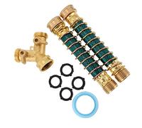 Hemobllo Adaptateur Robinet Tuyau Arrosage Voies Connecteur Bidirectionnel Répartiteur De Tuyau pour Jardin Et Usage Domestique avec Joint Torique Anti-Fuite