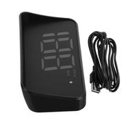 Hemobllo Affichage Tête Relevée Voiture Hud Compteur Vitesse GPS Précis Écran Vert USB Compatible avec Véhicules Variés Suivi Kilométrage Réel
