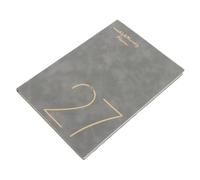 Hemobllo Agenda 2027 A5 en Papier pour Étudiants et Professionnels Suivi des Objectifs et Expérience D'écriture Fluide, Style Minimaliste Moderne pour Usage Scolaire et Bureau
