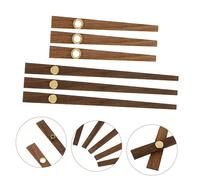 Hemobllo Aiguilles d'Horloge en Bois Lot de 5 Sets de Pièces de Réparation DIY Silencieuses Remplacement pour Horloge Murale à Quartz Accessoires de Bricolage Usage Domestique